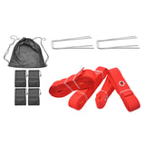 Maxbell Beach Volleyball Lines for Sand Borderline Field for Activities Beach Sports red