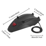 Maxbell Splash Guard with Tail Light Replacement Waterproof Motorcycle Rear Mudguard