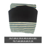 Maxbell Surfboard Sock Cover Sleeve Foldable for Travel Beach Outing with Drawstring 5.0ft