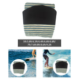 Maxbell Surfboard Sock Cover Sleeve Foldable for Travel Beach Outing with Drawstring 5.0ft