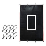 Maxbell Baseball Batting Cage Backdrop Folding Rolling with Strike Zone for Pitching