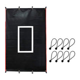 Maxbell Baseball Batting Cage Backdrop Folding Rolling with Strike Zone for Pitching