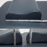 Maxbell Pilates Pillow Waterproof High Density Sponge S Shaped PU Leather Pillowcase