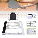 Maxbell Pickleball Practice Net 22x3ft Regulation Size for Training Tennis Backyard