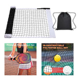Maxbell Pickleball Practice Net 22x3ft Regulation Size for Training Tennis Backyard