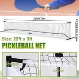 Maxbell Pickleball Practice Net 22x3ft Regulation Size for Training Tennis Backyard