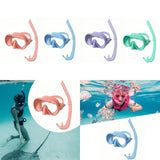 Maxbell Snorkel Set Wide View Diving Mask Adults Snorkeling Gear for Diving Swimming Pink