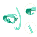 Maxbell Snorkel Set Wide View Diving Mask Adults Snorkeling Gear for Diving Swimming Green