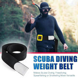 Maxbell Diving Weight Belt Equipment Diving Weight Strip for Snorkeling Spearfishing Black