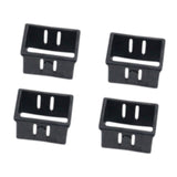 Maxbell 4 Pieces Square Tube Bushings Hollow Sleeve for Exercise Machine Attachments