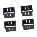 Maxbell 4 Pieces Square Tube Bushings Hollow Sleeve for Exercise Machine Attachments
