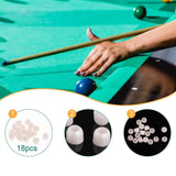 Maxbell 18Pcs Pool Table Marker Dots Pool Ball Position Marker Stickers Snooker Spot