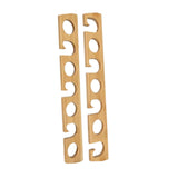 Maxbell 2 Pieces Fishing Rod Racks Wood Storage Organizer for Cabin Casting Rods Men