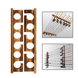 Maxbell Fishing Rod Holder Wall Mounted Display Stand for Baseroom Easy Installation
