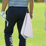 Maxbell Golf Towel with Clip Golfing Gear for Men Women Microfiber Premium Absorbent white