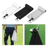 Maxbell Golf Towel with Clip Golfing Gear for Men Women Microfiber Premium Absorbent white