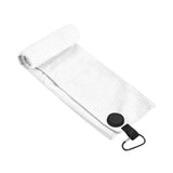 Maxbell Golf Towel with Clip Golfing Gear for Men Women Microfiber Premium Absorbent white
