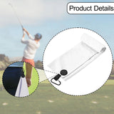 Maxbell Golf Towel with Clip Golfing Gear for Men Women Microfiber Premium Absorbent white