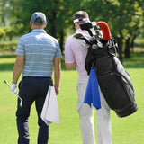 Maxbell Golf Towel with Clip Golfing Gear for Men Women Microfiber Premium Absorbent white