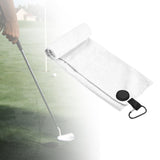Maxbell Golf Towel with Clip Golfing Gear for Men Women Microfiber Premium Absorbent white