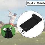 Maxbell Golf Towel with Clip Golfing Gear for Men Women Microfiber Premium Absorbent black