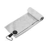 Maxbell Golf Towel with Clip Golfing Gear for Men Women Microfiber Premium Absorbent grey