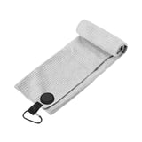 Maxbell Golf Towel with Clip Golfing Gear for Men Women Microfiber Premium Absorbent grey