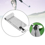 Maxbell Golf Towel with Clip Golfing Gear for Men Women Microfiber Premium Absorbent grey