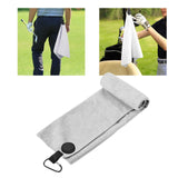 Maxbell Golf Towel with Clip Golfing Gear for Men Women Microfiber Premium Absorbent grey