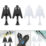 Maxbell Flip Fin Diving Fins Shoes Support Compact Holder for Swimming Hollow Design black