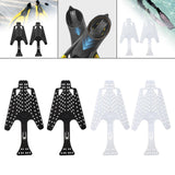 Maxbell Flip Fin Diving Fins Shoes Support Compact Holder for Swimming Hollow Design black