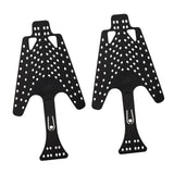 Maxbell Flip Fin Diving Fins Shoes Support Compact Holder for Swimming Hollow Design black