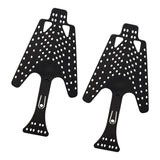 Maxbell Flip Fin Diving Fins Shoes Support Compact Holder for Swimming Hollow Design black