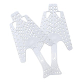 Maxbell Flip Fin Diving Fins Shoes Support Compact Holder for Swimming Hollow Design white