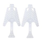 Maxbell Flip Fin Diving Fins Shoes Support Compact Holder for Swimming Hollow Design white