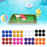 Maxbell 6Pcs Golf Floating Balls Practical Practice Aid for Golfers Pool Competition Dark Blue