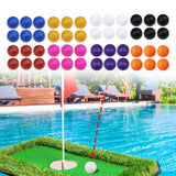 Maxbell 6Pcs Golf Floating Balls Practical Practice Aid for Golfers Pool Competition Dark Blue