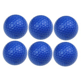 Maxbell 6Pcs Golf Floating Balls Practical Practice Aid for Golfers Pool Competition Dark Blue