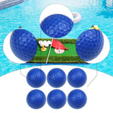 Maxbell 6Pcs Golf Floating Balls Practical Practice Aid for Golfers Pool Competition Dark Blue
