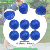 Maxbell 6Pcs Golf Floating Balls Practical Practice Aid for Golfers Pool Competition Dark Blue