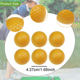 Maxbell 6Pcs Golf Floating Balls Practical Practice Aid for Golfers Pool Competition Yellow