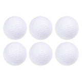 Maxbell 6Pcs Golf Floating Balls Practical Practice Aid for Golfers Pool Competition White