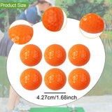 Maxbell 6Pcs Golf Floating Balls Practical Practice Aid for Golfers Pool Competition Orange