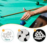 Maxbell 18 Pieces Pool Table Marker Dots Professional Snooker Spot for Club Pub Home