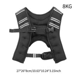 Maxbell Adjustable Weighted Vest Strength Training Vest for Workout Jogging Exercise 8KG