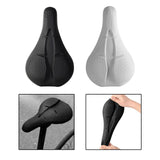 Maxbell Bicycle Saddle Sturdy Breathable Exercise Bike Seat for Mountain Bike Adults black