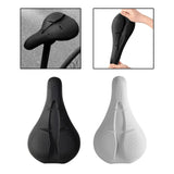 Maxbell Bicycle Saddle Sturdy Breathable Exercise Bike Seat for Mountain Bike Adults black