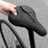 Maxbell Bicycle Saddle Sturdy Breathable Exercise Bike Seat for Mountain Bike Adults black