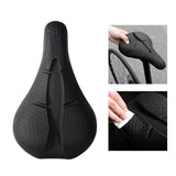 Maxbell Bicycle Saddle Sturdy Breathable Exercise Bike Seat for Mountain Bike Adults black