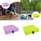 Maxbell Tri Fold Folding Exercise Mat Waterproof Home with Carrying Handles Foldable Light purple